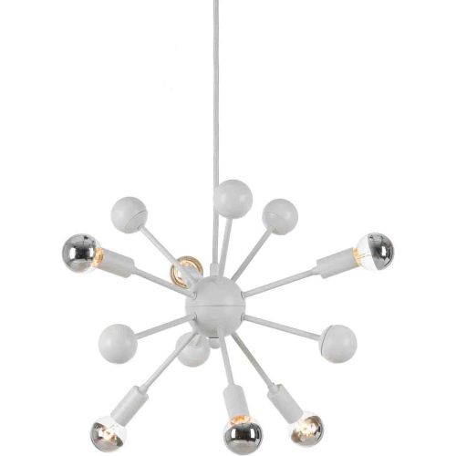  AF Lighting 5200-6H Satellite Pendant, White