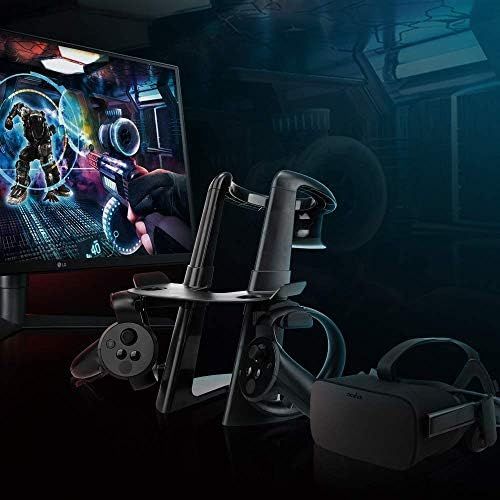  [아마존베스트]AFAITH AFATIH VR Stand,Headset Display Stand for Oculus Rift or Rift S Headset. VR Holder for Most VR Glasses-HTC Vive,Playstation VR and More