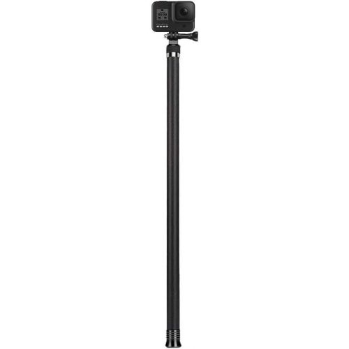  AFAITH 106 Long Carbon Fiber Handheld GoPro Selfie Stick Extendable Pole Monopod for GoPro Hero 10 Hero 9 Hero8 Hero7 Hero 6 Hero 5 Black, DJI OSMO Action Camera, Insta 360 Cam & O