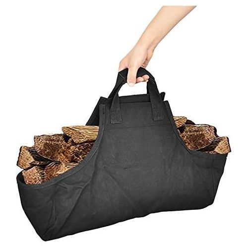  AFANGMQ Firewood Bag Log Carrier Bag Portable Oxford Cloth Fireplace Wood Stove Accessories Best for Carrying Wood at Home Or Camping Indoor Firewood Rack