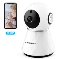 AFBEST Baby Monitor with WiFi Camera,Smart WiFi Baby Camera 1080P HD with 2-Way Audio, Night Vision, Air Sensors,Vision Remote Control 2.4G WiFi for Baby Monitor