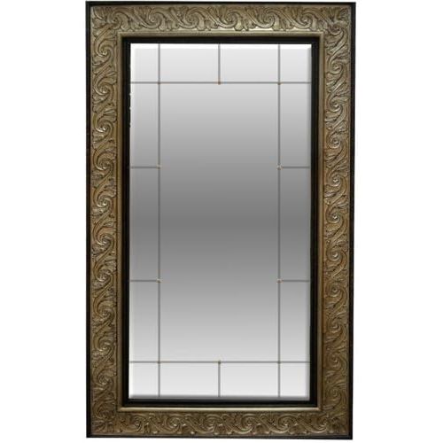  Timeless Reflections by AFD Home 11098883 Hyde Park Floor Mirror, Antique Silver Finish