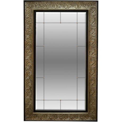  Timeless Reflections by AFD Home 11098883 Hyde Park Floor Mirror, Antique Silver Finish