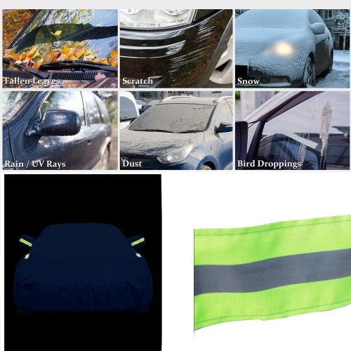  AFEO-Car Covers Car Cover Compatible with Lexus GX 400/460 / 470 Car Protective Cover Waterproof Anti-UV Breathable Indoor and Outdoor Thicken Double Layer Car Clothes (Color : Black, Size : GX 40