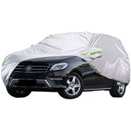 AFEO-Car Covers Car Cover Compatible with Mercedes-Benz ML 300/320/350/400/500/550 Protection Cover All Weather Waterproof Anti-UV Windproof Scratchproof Full Exterior Covers Tarpaulin (Color : ML