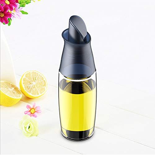  AFFWE Gravity Flip Flask, Oil Bottle, Olive Oil Distributor, Leakproof Soy Sauce Seasoning Bottle,1 Sets Of 2 Pieces