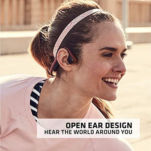  [아마존베스트]AfterShokz Trekz Titanium Bone Sound Headphones, Open Ear Sports Headphones, Bluetooth Headphones, Bone Conduction Headphones, with Carry Case, Wireless, Microphone, Approx. 36 g,