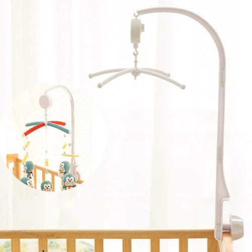  [아마존베스트]AFUNTA 26 Inch Baby Crib Mobile Bed Bell Holder Music Box Holder Toy Decoration Hanging Arm Bracket Baby Bed Stent Set Nut Screw