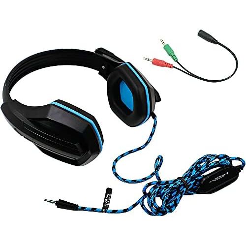  [아마존베스트]Gaming Headset for PS4 PC iPhone Smart Phone Laptop Tablet iPad iPod Mobilephones MP3 MP4,X1-S 4 Pin 3.5mm Jack Multi Function Game Headphones with Mic by AFUNTA