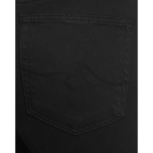  AG Farrah High-Rise Sateen Skinny Jeans in Black