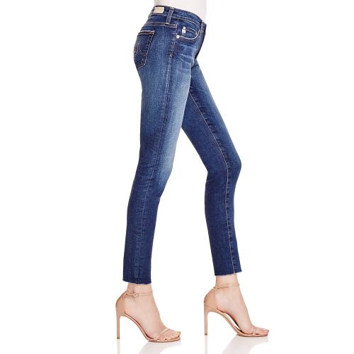  AG Legging Ankle Jeans with Raw Hem in 7 Years Break