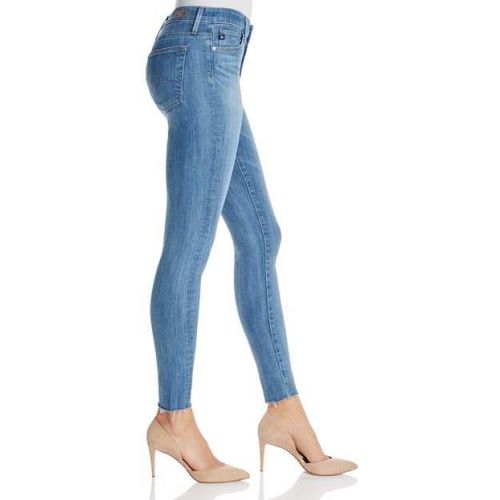  AG Jeans AG Farrah Raw Hem Skinny Ankle Jeans in Ceased Wind