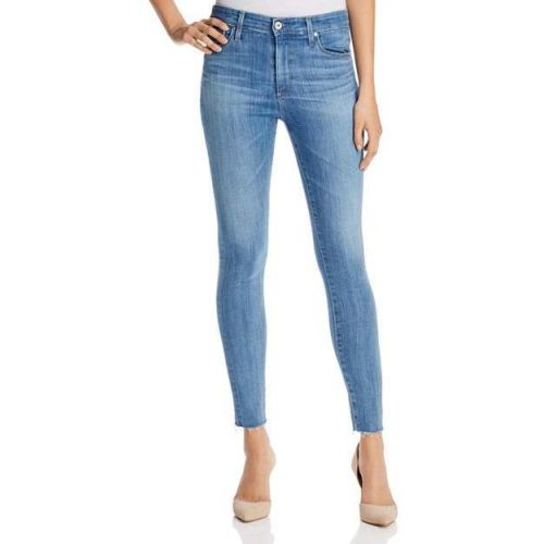  AG Jeans AG Farrah Raw Hem Skinny Ankle Jeans in Ceased Wind