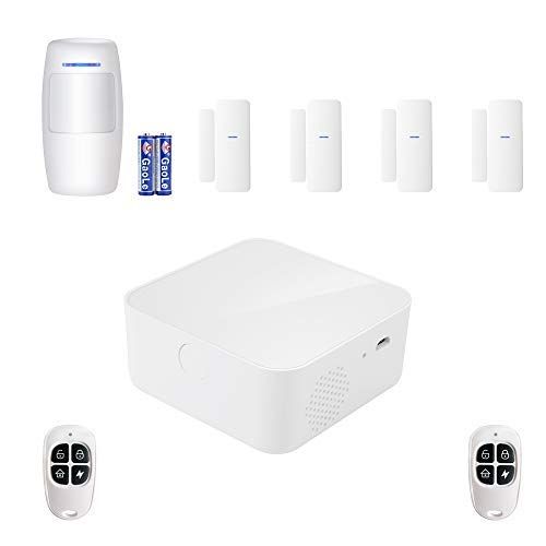  AG-Security WIFI Security Alarm System 433Mhz Easy to Operate AndroidIOS APP Wireless Home Burglar alarm system for Complete Home and Business Security