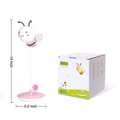  AGAGA LED Nursery Night Lights for Kids, Cute Animal Silicone Baby Night Light with Remote Control, 3 Level Dimmer Table Lamps for Bedroom Nightlight Lamp Baby Gift (Yellow Honeybee)