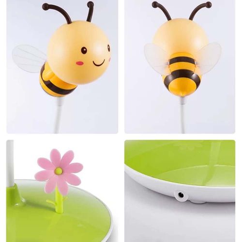  AGAGA LED Nursery Night Lights for Kids, Cute Animal Silicone Baby Night Light with Remote Control, 3 Level Dimmer Table Lamps for Bedroom Nightlight Lamp Baby Gift (Yellow Honeybee)