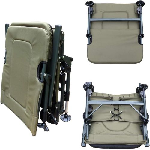  [아마존베스트]AGEM Folding Camping Chair Recliner Carp Lounger Fishing Chair Carp Chair Carp Chair