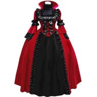 AGLAYOUPIN Women Gothic Lolita Ball Gown Medieval Renaissance Costume Dress Halloween