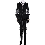 AGLAYOUPIN Adult Women Black Outfit Jacket Pants Costume Custom Made Halloween