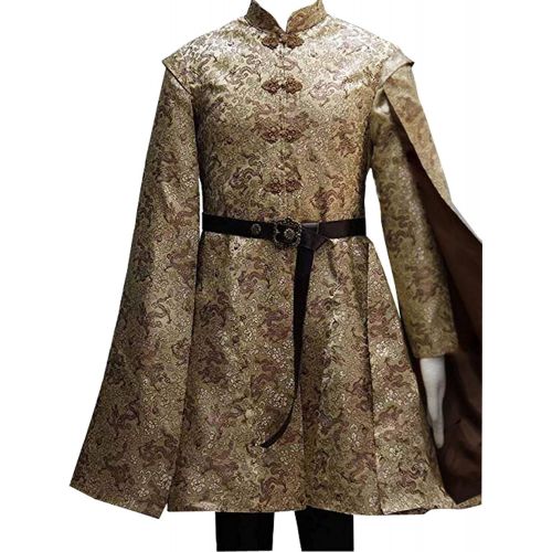  AGLAYOUPIN Adult King Wedding Costume Jacket Outfit Crown Halloween