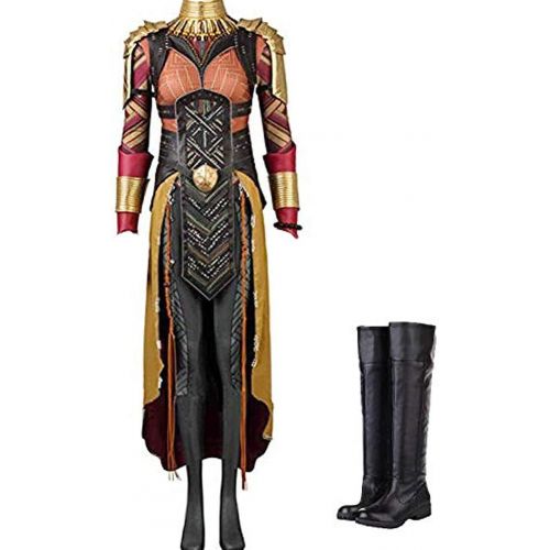  AGLAYOUPIN Adult Outfit Fighter Uniform Full Suit Okoye Cosplay Costume Halloween