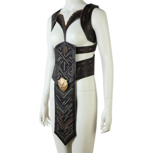  AGLAYOUPIN Adult Outfit Fighter Uniform Full Suit Okoye Cosplay Costume Halloween