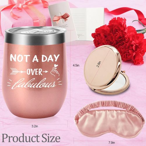  [아마존베스트]AGOESH Insulated Wine Tumbler with Leakproof Lid and Straw, Stainless Steel Stemless Wine Glass Tumbler Gift for Women, Men, Friends, 12 oz Double Wall Vacuum Travel Tumbler for Wine Coff