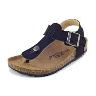 AGOWOO Boys Girls Soft Wood Insole Beach Thong Sandals