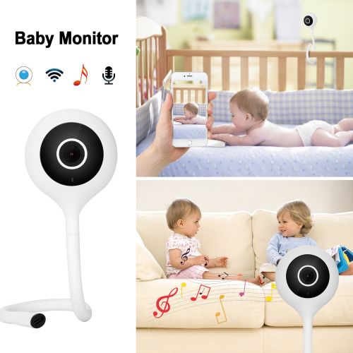  AGPTEK AGPtek Video Baby Monitor with WiFi for Home 2 Way Audio IR Night Vision Music Player