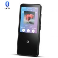 AGPTEK 16GB MP3 Player Bluetooth 4.0 with 2.4 TFT Touch Screen, Music Player Supports FM Radio Voice Recording