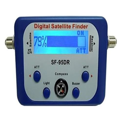  [아마존베스트]AGPTEK AGPtek Good For Campers Digital Satellite Signal Meter Finder Meter For Dish Network Directv FTA LCD Graphic Display Backlight Compass Buzzer Control