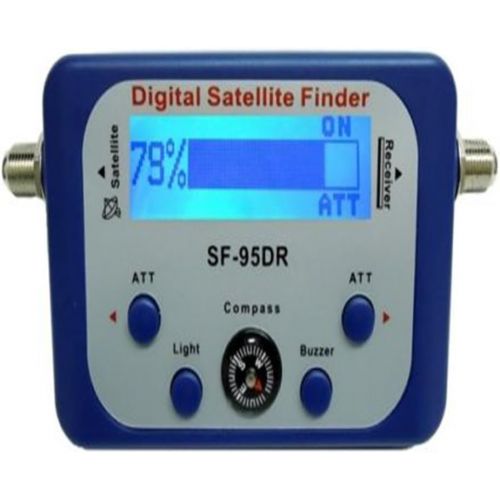  [아마존베스트]AGPTEK AGPtek Good For Campers Digital Satellite Signal Meter Finder Meter For Dish Network Directv FTA LCD Graphic Display Backlight Compass Buzzer Control