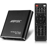 [아마존베스트]AGPTEK HDMI Media Player, AGPtek Black Mini 1080p Full-HD Ultra HDMI Digital Media Player for -MKV/RM- HDD USB Drives and SD Cards
