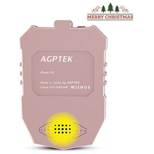  [아마존베스트]AGPTEK MP3 Player for Kids, Portable 8GB Music Player with Built-in Speaker, FM Radio, Voice Recorder, Expandable Up to 128GB, Rose Gold,K1