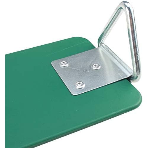  [아마존베스트]AGPTEK Swing Seat, 77.2 x 15 x 0.7cm Yard Swing for Kids & Adults with Metal Triangle Ring -- Green(300KG /660LB Weight Limit)