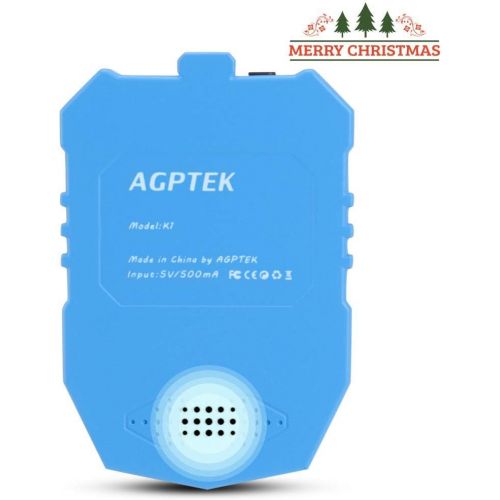  AGPTEK MP3 Player for Kids, Portable 8GB Music Player with Built-in Speaker, FM Radio, Voice Recorder, Expandable Up to 128GB, Rose Gold(K1)