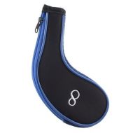AGPtEK Black Blue USA Golf Long Neck Neoprene Zipper Head Covers-Set of 10
