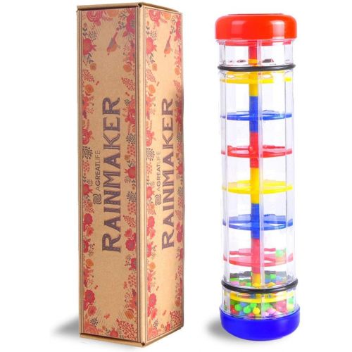  AGREATLIFE Rainmaker Baby Toys for 6 to 12 Months Developmental Sensory Shaker - Rain Stick Musical Instrument for Toddlers and Kids