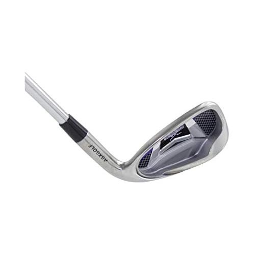  [아마존베스트]AGXGOLF Mens Same Length Irons Set 4-9 Irons + PW + Bonus SW, Stainless Steel: Senior, Regular or Stiff Flex Cadet, Regular or Tall Length; Right Hand Built in The USA