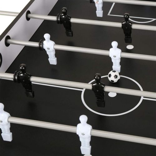  [아마존베스트]AHHC Multi Function 4 in 1 Combo Game Table, Soccer Foosball Table, Pool Table, Air Hockey Table, Table Tennis Table with Folding Legs，48 inch