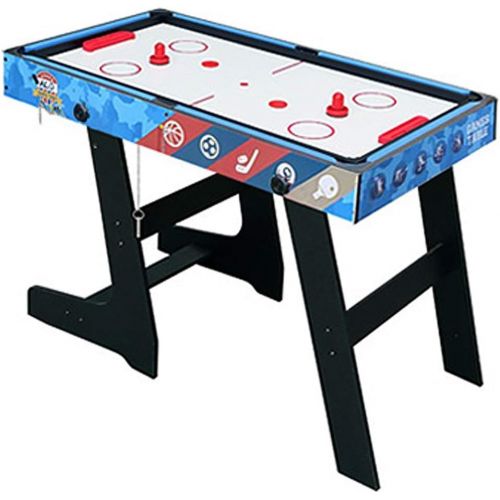  AHHC Multi Game Table 5-in-1 Combo Game Table, 5 Games with Hockey, Billiards, Table Tennis, Foosball and Basketball