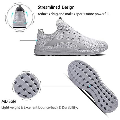  AICARE Damen Herren Sneaker Laufschuhe Air Sportschuhe Laufschuhe mit Luftpolster Turnschuhe Running Fitness Sneaker Outdoors Strassenlaufschuhe Sports - Viele Farben