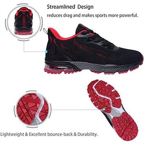  AICARE Damen Herren Sneaker Laufschuhe Air Sportschuhe Laufschuhe mit Luftpolster Turnschuhe Running Fitness Sneaker Outdoors Strassenlaufschuhe Sports - Viele Farben