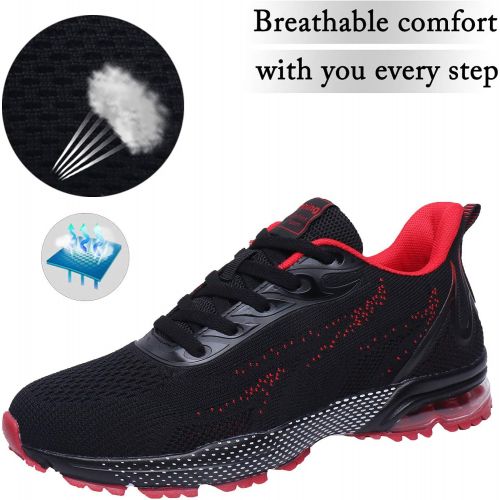  AICARE Damen Herren Sneaker Laufschuhe Air Sportschuhe Laufschuhe mit Luftpolster Turnschuhe Running Fitness Sneaker Outdoors Strassenlaufschuhe Sports - Viele Farben