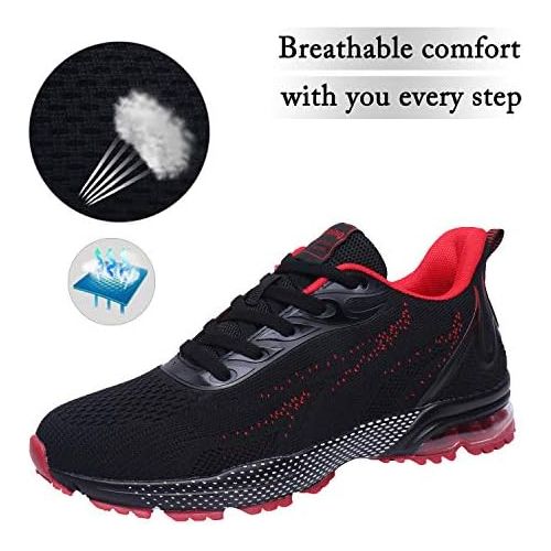  AICARE Damen Herren Sneaker Laufschuhe Air Sportschuhe Laufschuhe mit Luftpolster Turnschuhe Running Fitness Sneaker Outdoors Strassenlaufschuhe Sports - Viele Farben