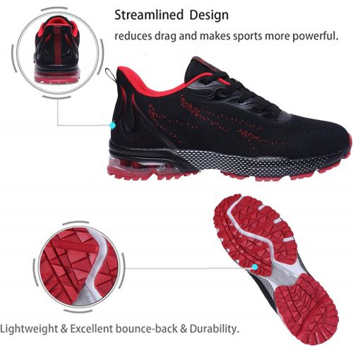  AICARE Damen Herren Sneaker Laufschuhe Air Sportschuhe Laufschuhe mit Luftpolster Turnschuhe Running Fitness Sneaker Outdoors Strassenlaufschuhe Sports - Viele Farben