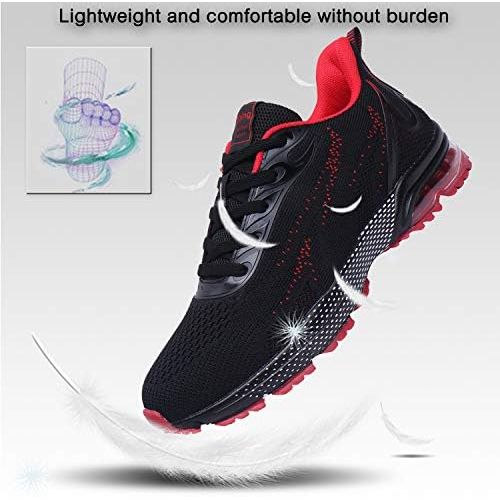  AICARE Damen Herren Sneaker Laufschuhe Air Sportschuhe Laufschuhe mit Luftpolster Turnschuhe Running Fitness Sneaker Outdoors Strassenlaufschuhe Sports - Viele Farben