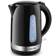 Electric Kettle Aicok Lightweight Electric Tea Kettle, 1500W Ultra Fast Water Kettle, 100% BPA Free, 1.7L Cordless Hot Water Teapot with Boil Dry Protection and Auto Shut Off