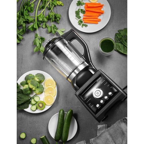  [아마존 핫딜]  [아마존핫딜]AICOOK Blender, Cooking Beverage Blender, 60oz Professional Quality Glass Pitcher with Concealed Heating Element for Almond Soup and Dipping Sauce, 6 Stainless Steel Blades (NY-818