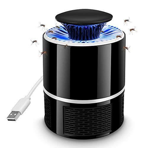  AICase Electric Mosquito Killer, USB UV Lamp Bug Zappers No Noise No Radiation Insect Killer Flies Trap with Trap Lamp for Indoor Home